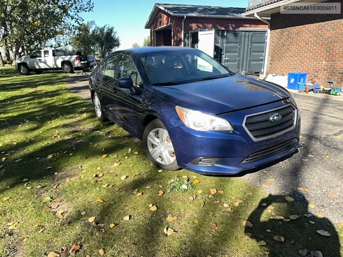 4S3BNCA61G3006011 — 2016 Subaru Legacy, мелкие вмятины и царапины, фото до ремонта