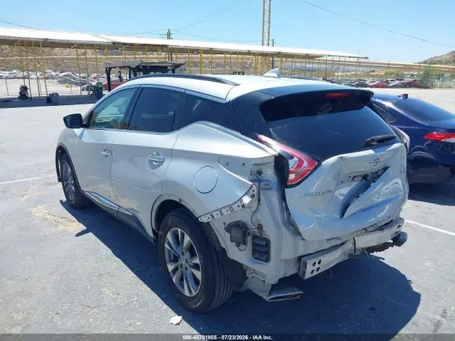 2018 Nissan MURANO SV VIN 5N1AZ2MGXJN125553 фото 3