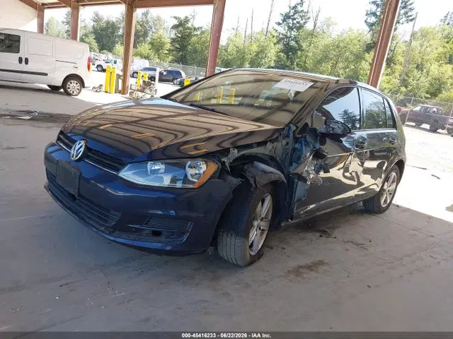 2017 Volkswagen Golf Tsi S 4-door/tsi Se 4-door/tsi Sel 4-door/tsi Wolfsburg Edition 4-door VIN 3VW217AU2HM070377 фото 2