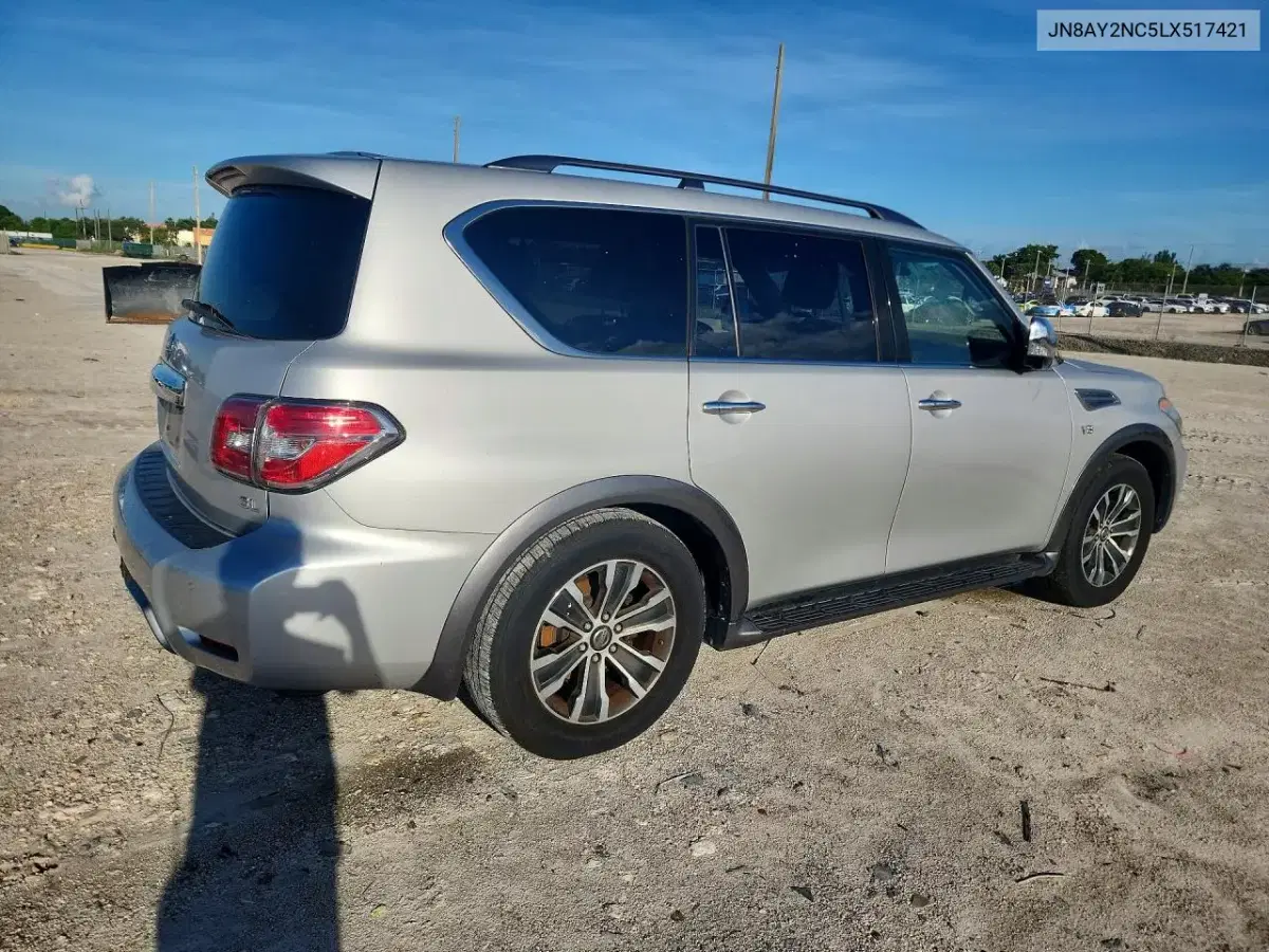 2020 Nissan Armada Sl VIN JN8AY2NC5LX517421 фото 3