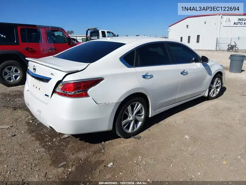 2014 Nissan Altima 2.5 Sl VIN 1N4AL3AP3EC122694 фото 5