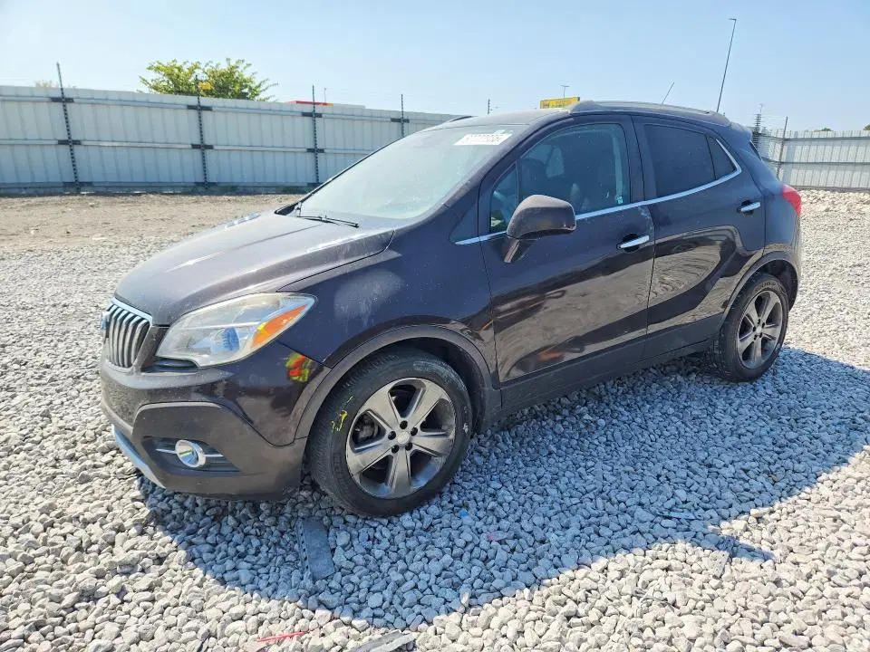 KL4CJDSB5DB192245 — 2013 Buick Encore, Боковая часть, фото до ремонта