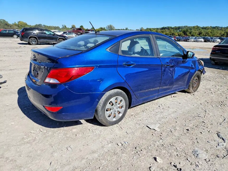 2016 HYUNDAI ACCENT VIN KMHCT4AE2GU106423 фото 3