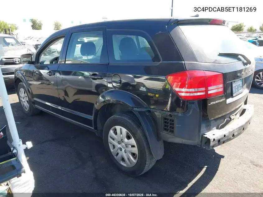 2014 Dodge Journey American Value Pkg VIN 3C4PDCAB5ET181269 фото 4