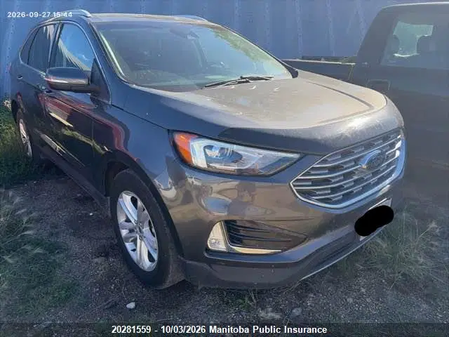 2FMPK4J93KBC53632 — 2019 Ford EDGE SEL, Град, фото до ремонта
