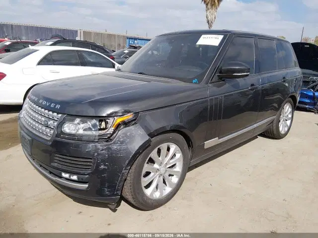 2016 Land Rover Range Rover 3.0l V6 Turbocharged Diesel Hse Td6 VIN SALGS2KF8GA258639 фото 2