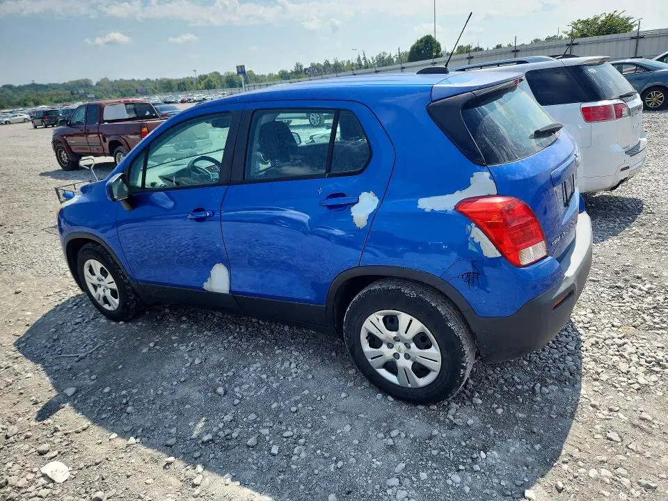 2015 CHEVROLET TRAX VIN KL7CJKSBXFB249498 фото 2