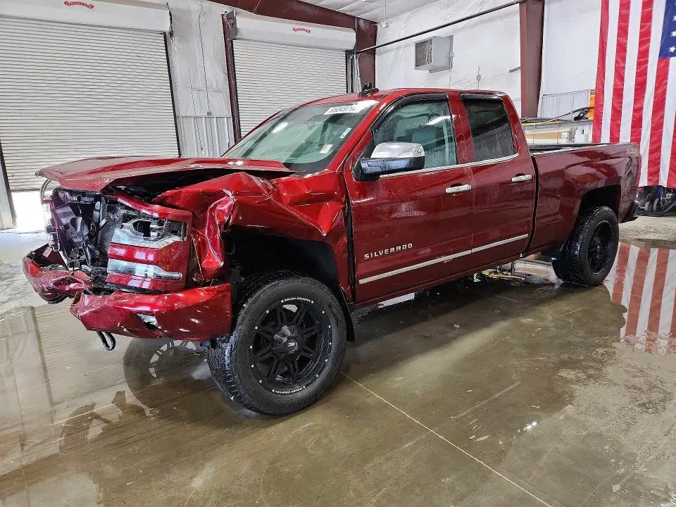 1GCVKSECXGZ375740 — 2016 Chevrolet Silverado, Передняя часть, фото до ремонта