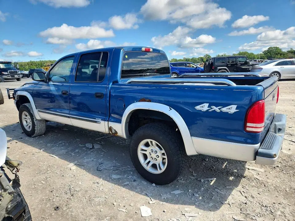 2004 DODGE DAKOTA VIN 1D7HG48N74S518970 фото 2