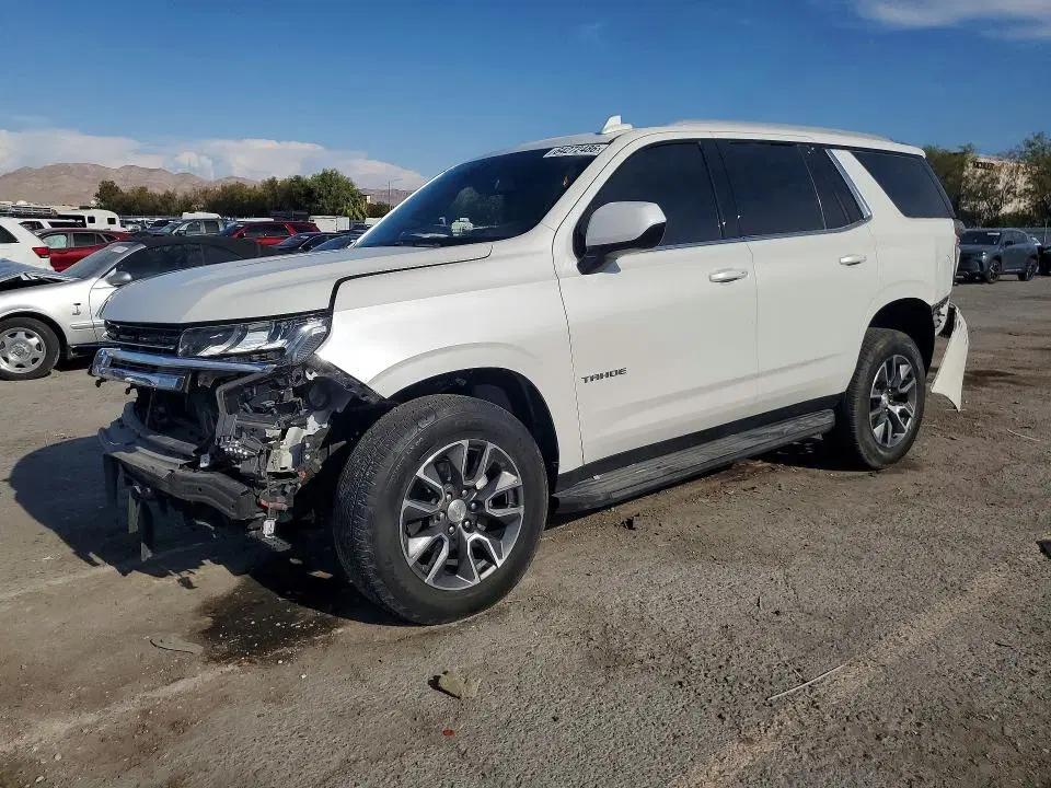 1GNSCNKTXMR395639 — 2021 Chevrolet Tahoe, Передняя часть (Front End), фото до ремонта