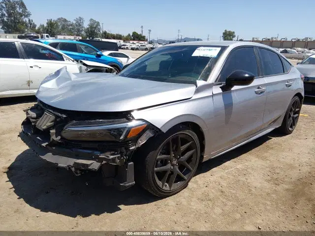 2023 Honda Civic Sport VIN 19XFL2H80PE006230 фото 2