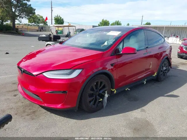 2023 Tesla Model X Dual Motor All-wheel Drive/standard Range VIN 7SAXCAE51PF380223 фото 2