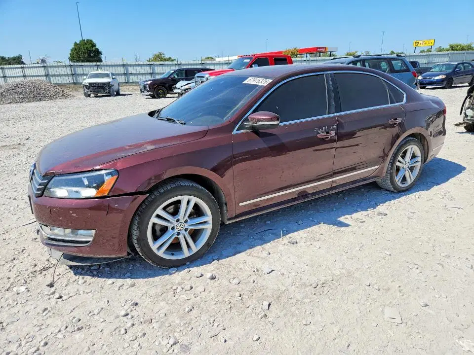 1VWCN7A35DC141146 — 2013 Volkswagen Passat, Передняя часть, фото до ремонта