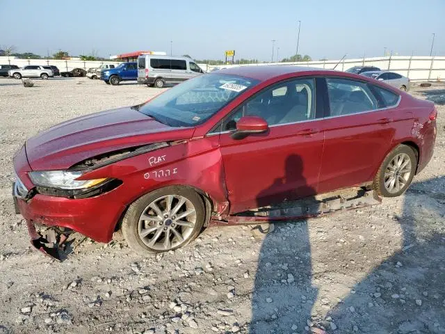 3FA6P0HD2HR262262 — 2017 Ford Fusion, Передняя часть, фото до ремонта