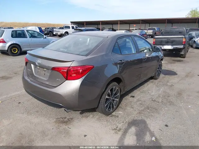 2017 Toyota COROLLA SE VIN 5YFBURHE8HP636622 фото 4