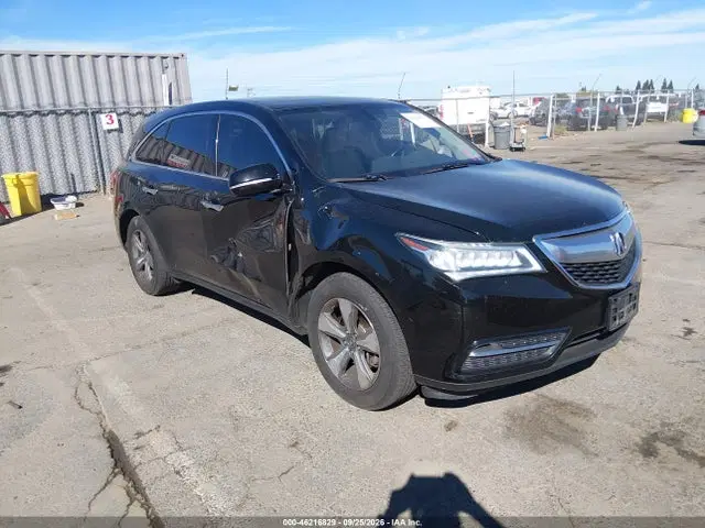 5FRYD4H20EB039926 — 2014 Acura MDX 3.5L (A6), Правый бок (Right Side), фото до ремонта