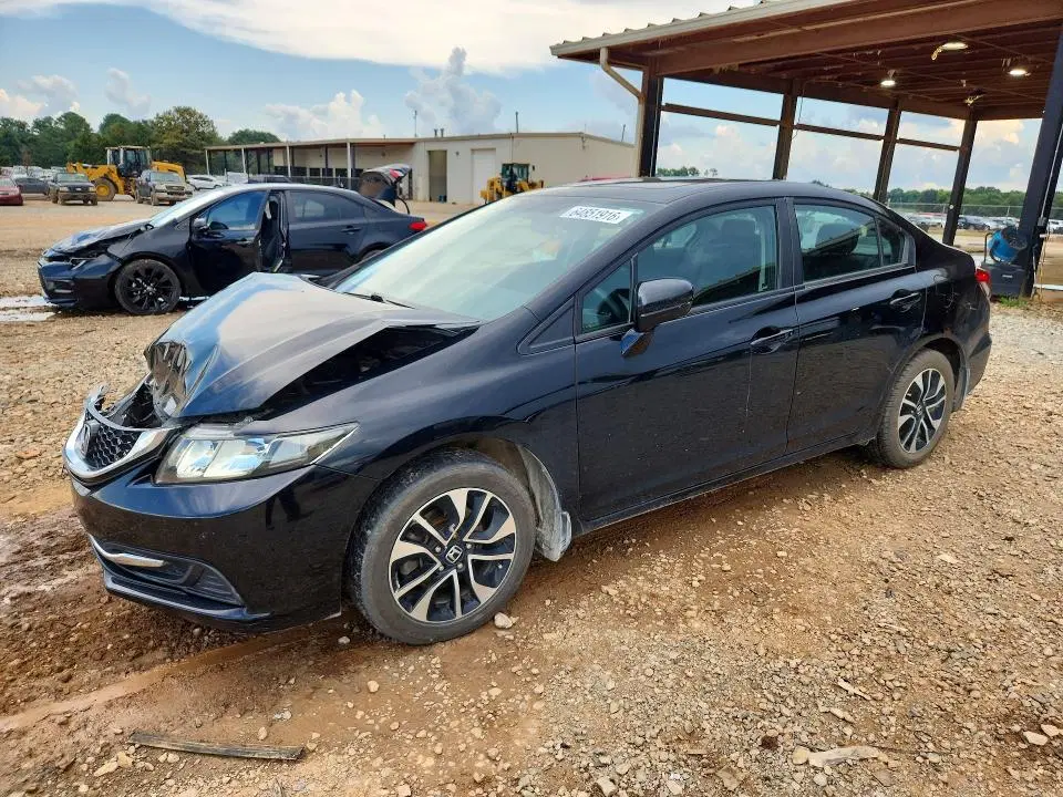 19XFB2F82EE263134 — 2014 Honda Civic, Передняя часть, фото до ремонта