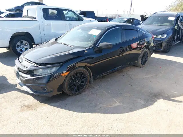 2019 Honda Civic Sport VIN 19XFC2E89KE007535 фото 2