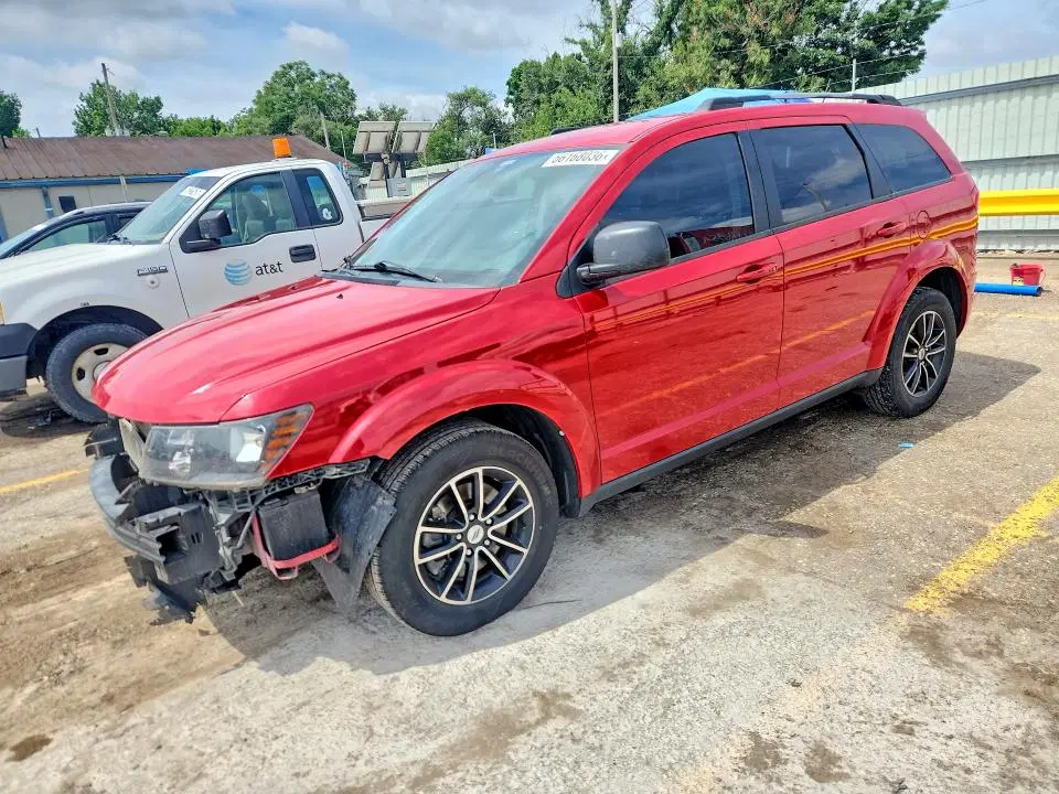 3C4PDCABXJT385897 — 2018 Dodge Journey, передняя часть, фото до ремонта