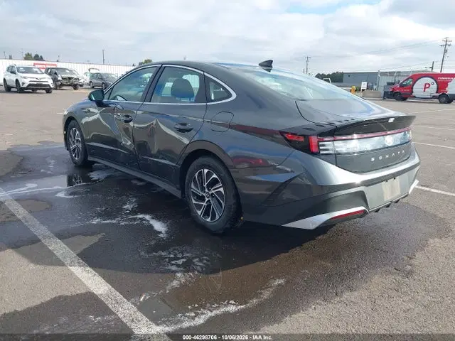 2026 Hyundai Sonata Hybrid Blue VIN KMHL24JJ4TA157563 фото 3