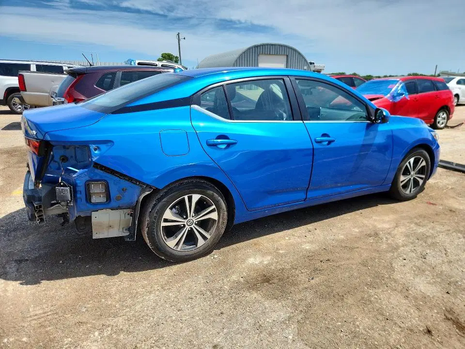2022 NISSAN SENTRA VIN 3N1AB8CV9NY261020 фото 3
