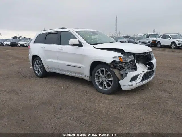 1C4RJFJGXMC866201 — 2021 Jeep Grand Cherokee Summit, Передняя часть, фото до ремонта