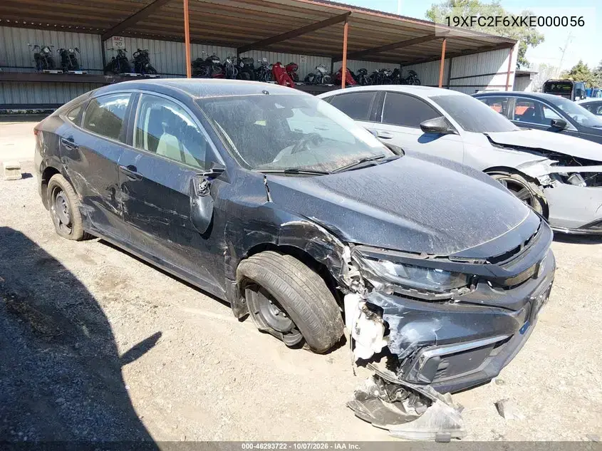 19XFC2F6XKE000056 — 2019 Honda Civic, естественный износ, фото до ремонта