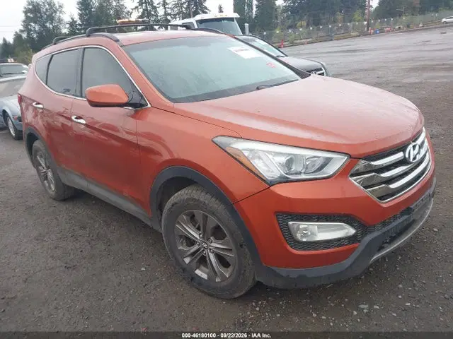 5XYZU3LB5EG186260 — 2014 Hyundai Santa Fe Sport 2.4L, Естественный износ, фото до ремонта