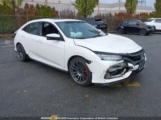 SHHFK7H9XJU306026 — 2018 Honda Civic, передняя часть, фото до ремонта