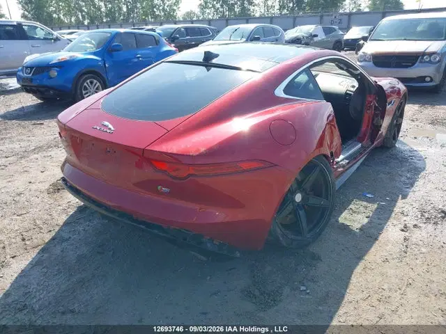 2015 Jaguar F-TYPE S VIN SAJXA6BCXF8K11417 фото 4