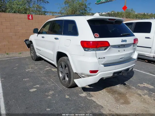 2014 Jeep Grand Cherokee Overland VIN 1C4RJFCG6EC302754 фото 3