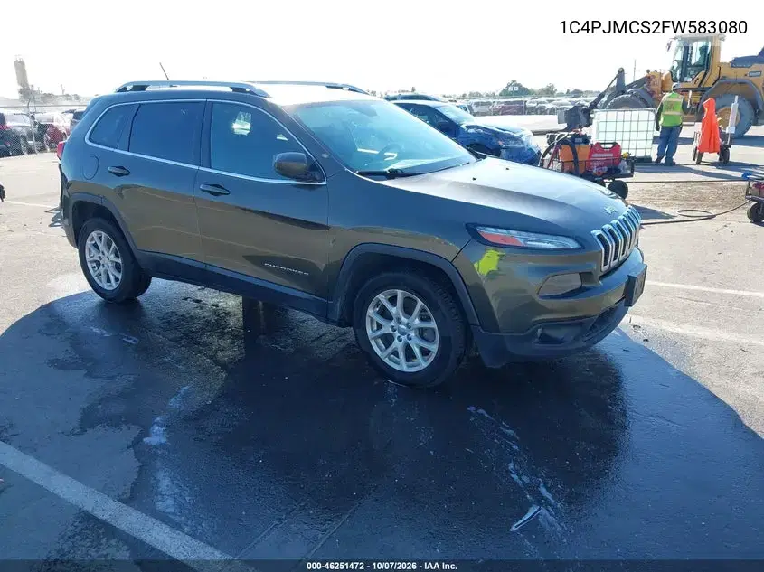 1C4PJMCS2FW583080 — 2015 Jeep Cherokee, Передний левый, фото до ремонта