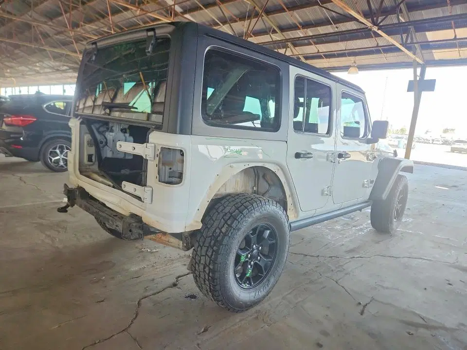 2022 Jeep WRANGLER UNLIMITED VIN 1C4HJXDG7NW223592 фото 3