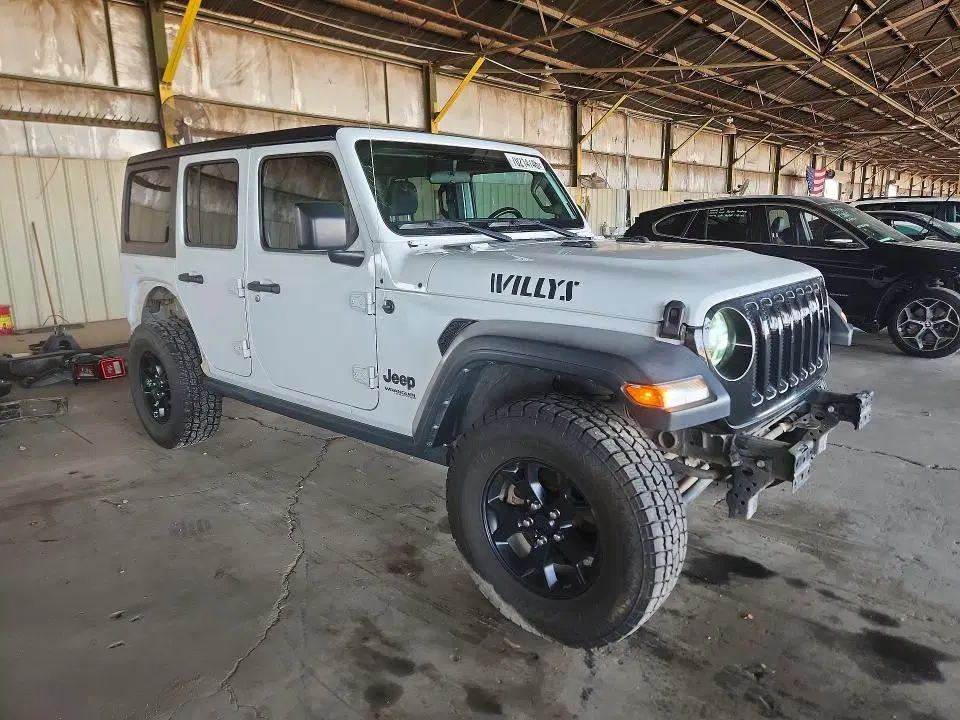 2022 Jeep WRANGLER UNLIMITED VIN 1C4HJXDG7NW223592 фото 4