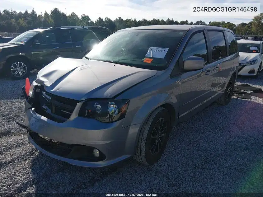 2016 Dodge Grand Caravan Sxt VIN 2C4RDGCG1GR146498 фото 3