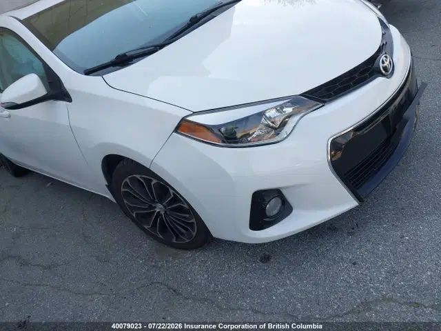 2T1BURHEXGC719757 — 2016 Toyota Corolla L/LE/LE Pls/Prm/S/S Pls, Задняя часть справа (Right Rear), фото до ремонта