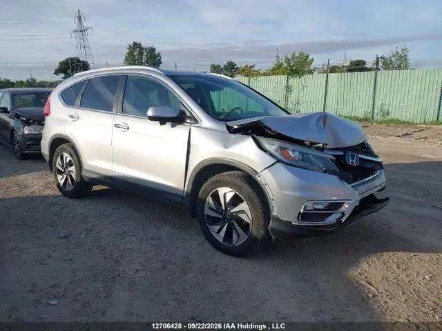 5J6RM4H94GL801880 — 2016 Honda CR-V Touring, Передняя часть, фото до ремонта