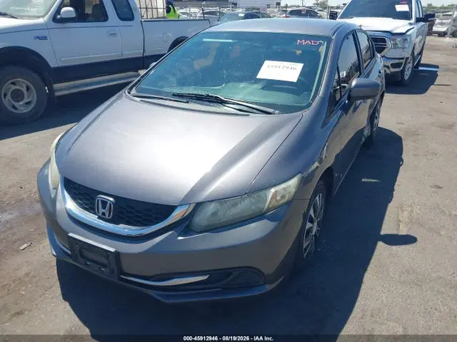 2014 Honda Civic Lx VIN 19XFB2F59EE242285 фото 2
