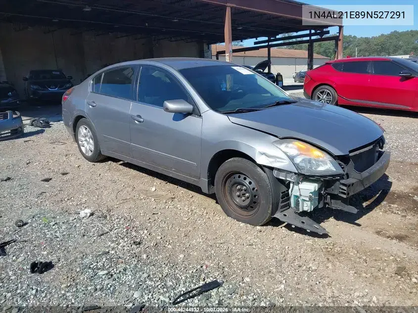 1N4AL21E89N527291 — 2009 Nissan Altima, передняя часть, фото до ремонта