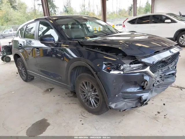 JM3KFBCM7K0657339 — 2019 Mazda CX-5 Touring, передняя часть, фото до ремонта