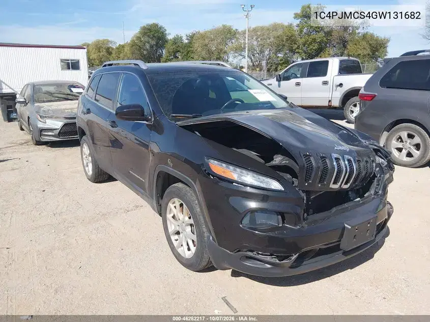 1C4PJMCS4GW131682 — 2016 Jeep Cherokee, передняя часть, фото до ремонта