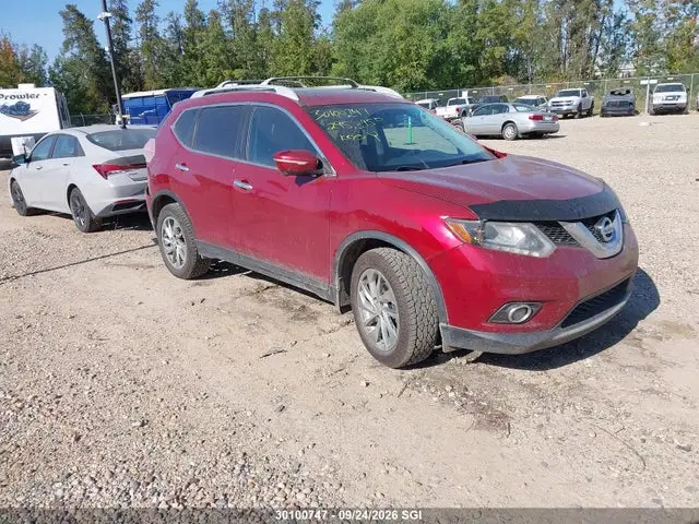 5N1AT2MV8EC848688 — 2014 Nissan Rogue S/SL/SV, Задняя часть справа (Right Rear), фото до ремонта