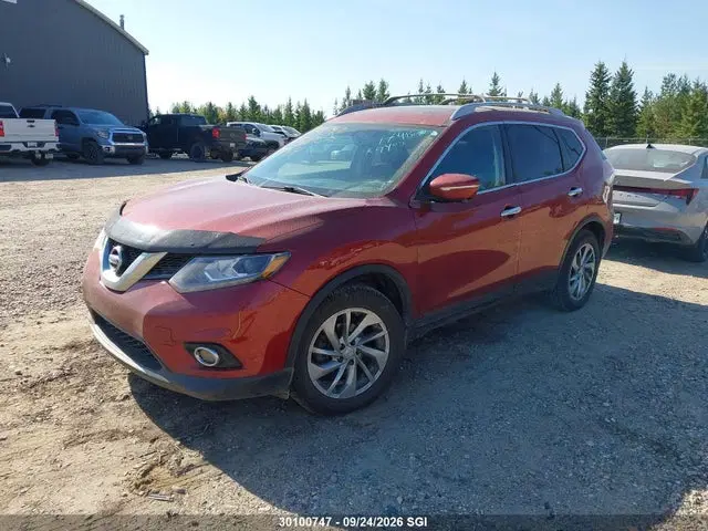 2014 Nissan Rogue S/sl/sv VIN 5N1AT2MV8EC848688 фото 2