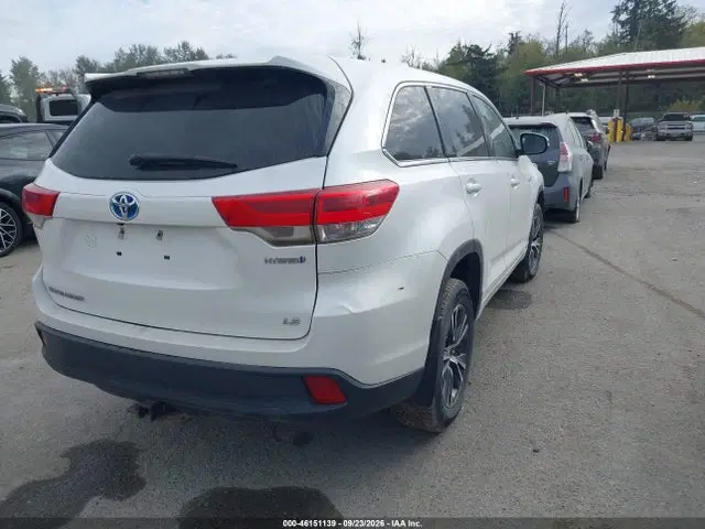 2017 Toyota Highlander Hybrid Le VIN 5TDBGRFH5HS024406 фото 4