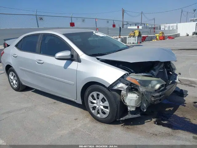 2T1BURHE8GC659946 — 2016 Toyota Corolla L, Передняя часть (Front & Rear), фото до ремонта