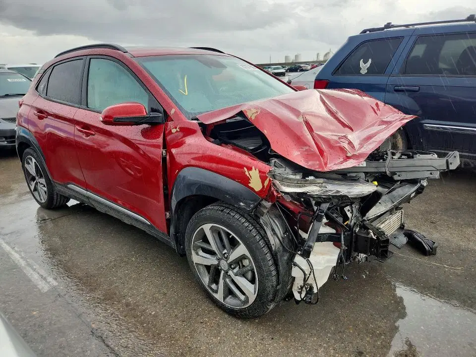 2021 HYUNDAI KONA VIN KM8K33A5XMU666370 фото 4