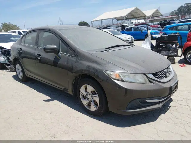 2HGFB2F54EH528311 — 2014 Honda Civic LX, естественный износ, фото до ремонта