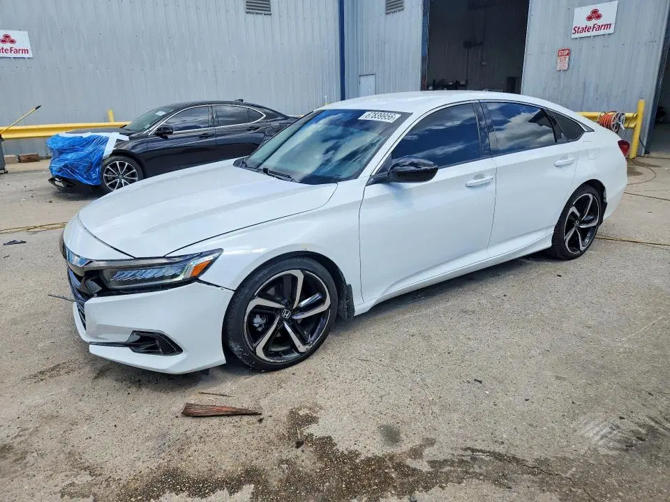 1HGCV1F48NA007313 — 2022 Honda Accord, Передняя часть, фото до ремонта