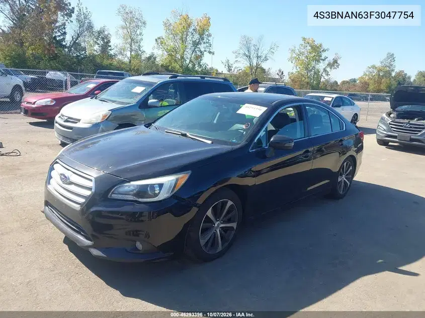 2015 Subaru Legacy 2.5I Limited VIN 4S3BNAN63F3047754 фото 3