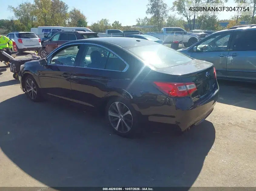 2015 Subaru Legacy 2.5I Limited VIN 4S3BNAN63F3047754 фото 4